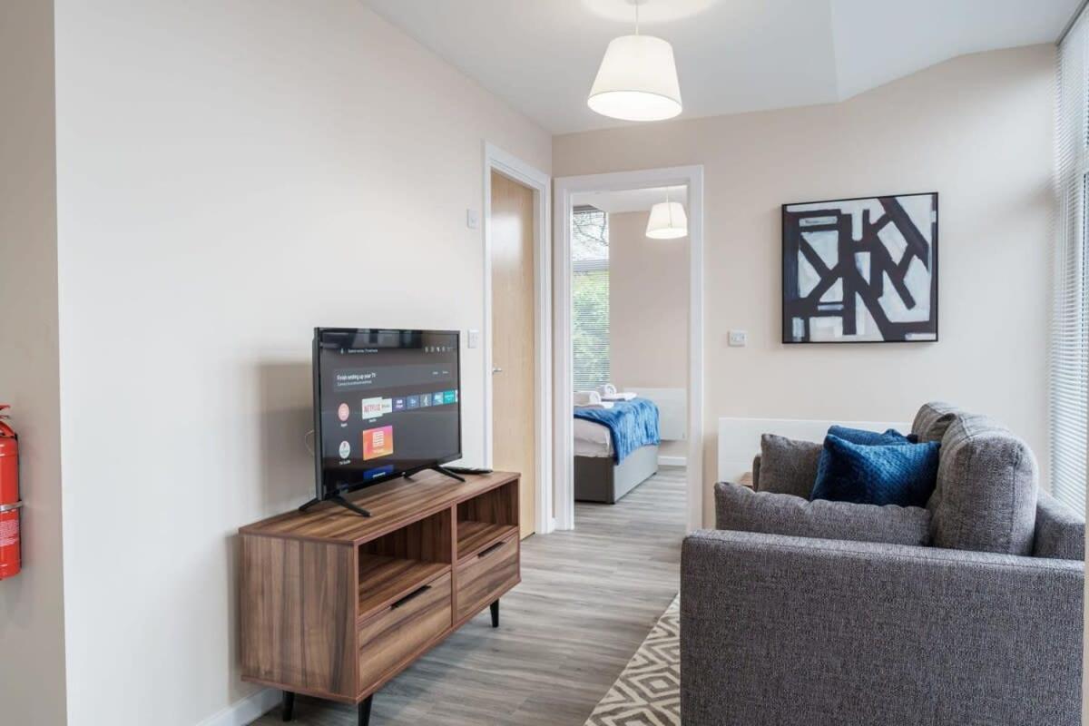 Bright 1 Bed Apartment Manchester - Sleeps 2 Exteriör bild