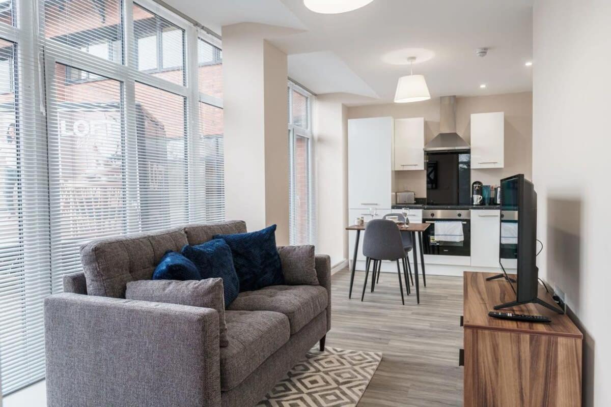 Bright 1 Bed Apartment Manchester - Sleeps 2 Exteriör bild